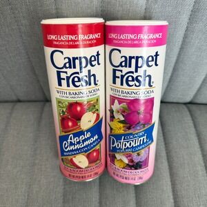 NEW Carpet Fresh Rug Deodorizer Baking Soda Apple Cinnamon Country Potpourri